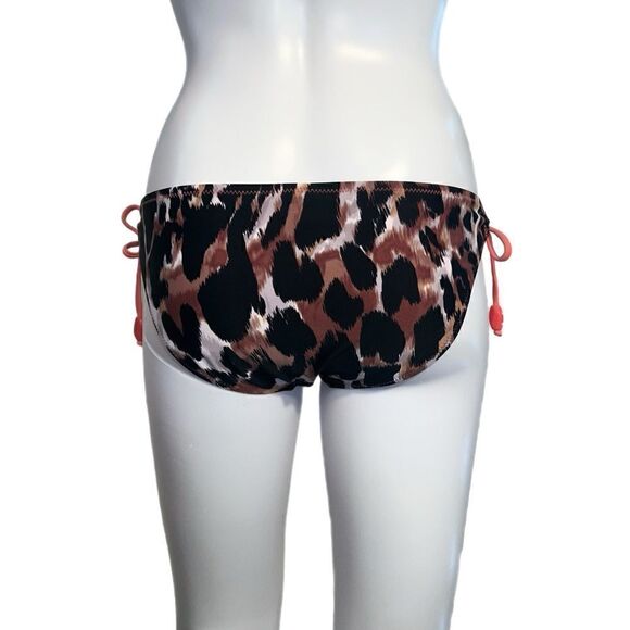 Cheetah Print String Bikini Bottom - Picture 6 of 12